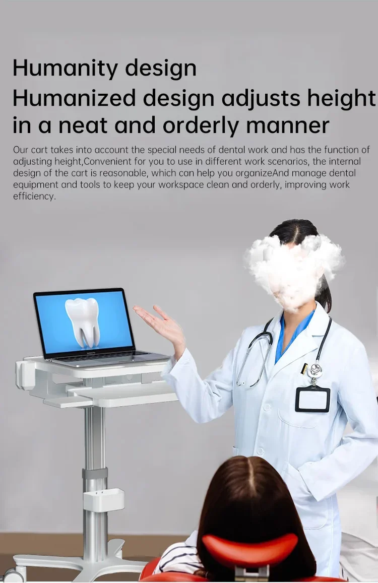 MTO-3 Dental MEDICAL MOUTHSCANNING CART And Oral scanning Manual type Oral Clinic Mouth Sweeping Cart Special Cart Scanner