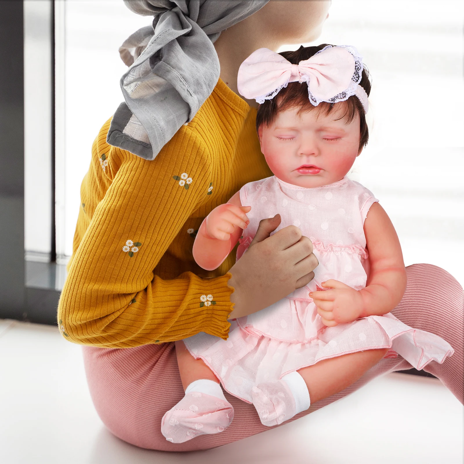 

Simulation Baby Little Vivid Reborn Soft Realistic for Kids Toddler Vinyl