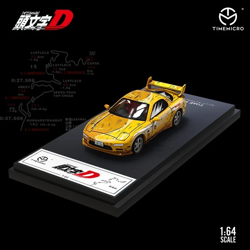 

Модель легкосплавного автомобиля TimeMicro 1:64 RX-7/AE86 в версии комиксов