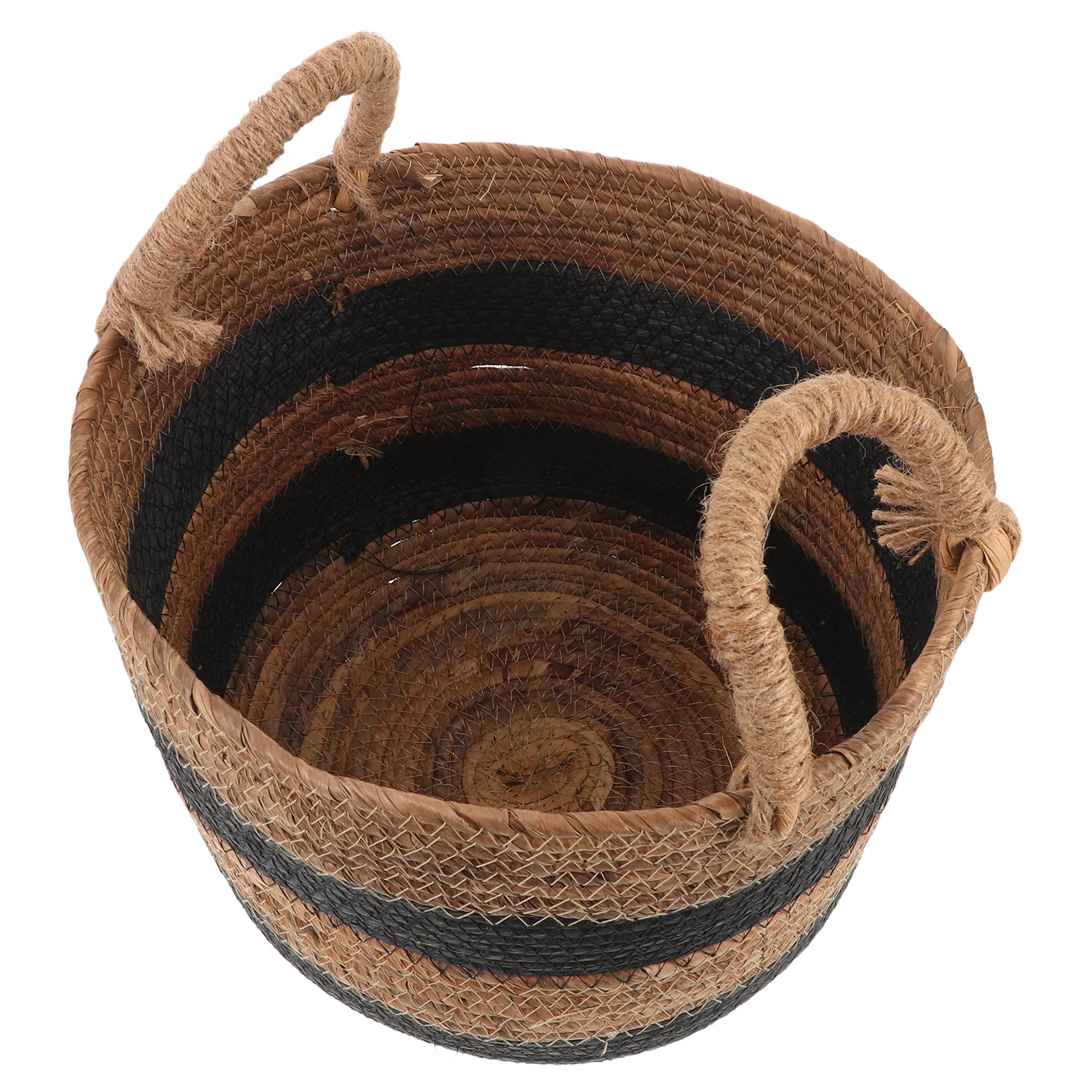 

Large Handwoven Rope Storage Basket Woven Nursery Organizer Closet Container Sundry Bin Laundry Hamper Large Baskets for Storage