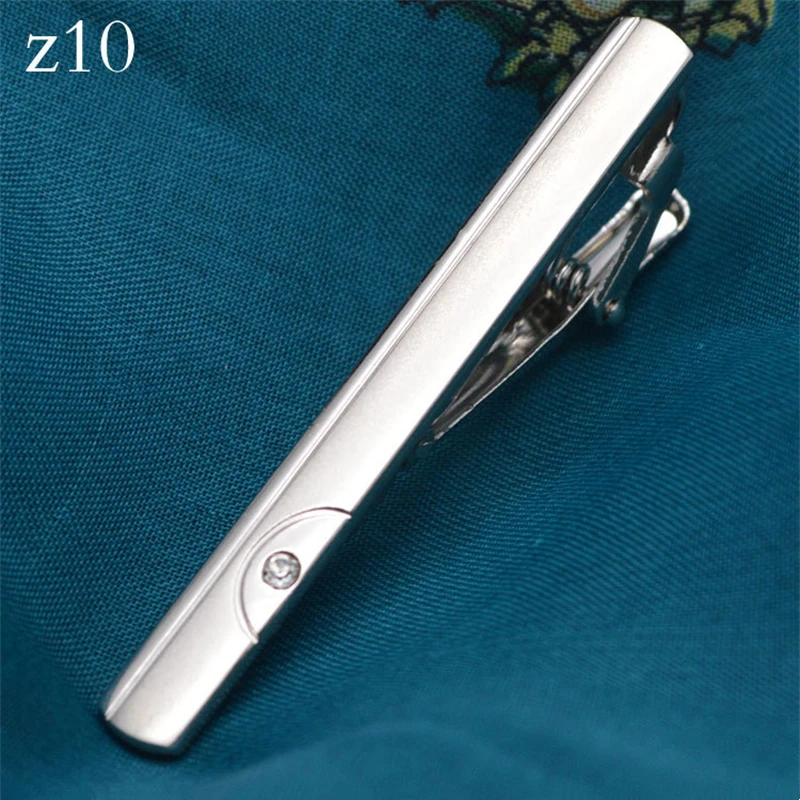 Simples Metal Gravata Bar Fecho Clipe Grampo Pin para Homens, Prata e Ouro, Negócios, Presente Clássico, Moda