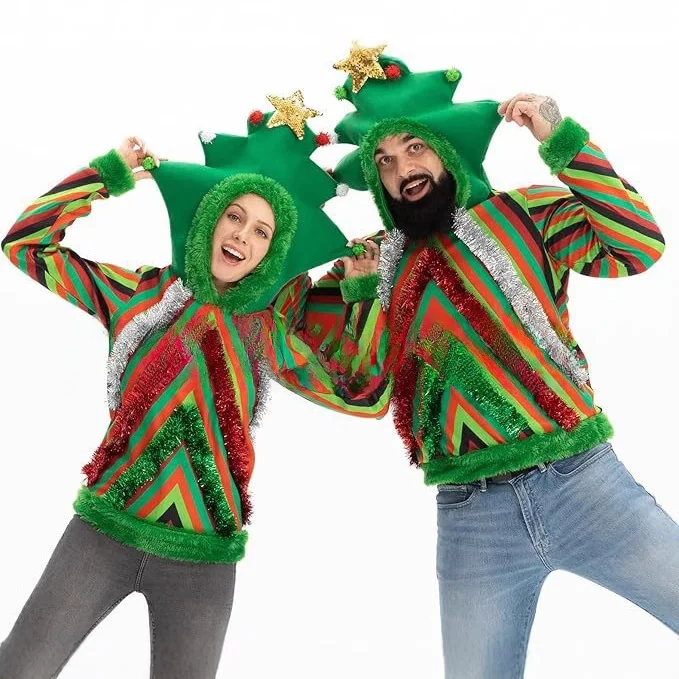 عبر الحدود Cisas loween Cisas Tree هوديي أعلى الاسمية أداء زي المرأة ملابس العرقية مرحلة الأداء Ou...