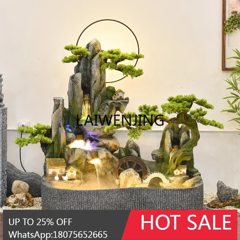 

HLZ rockery, flowing water, fountain, waterfall, decorative courtyard, pool corner landscape arrangement ornament