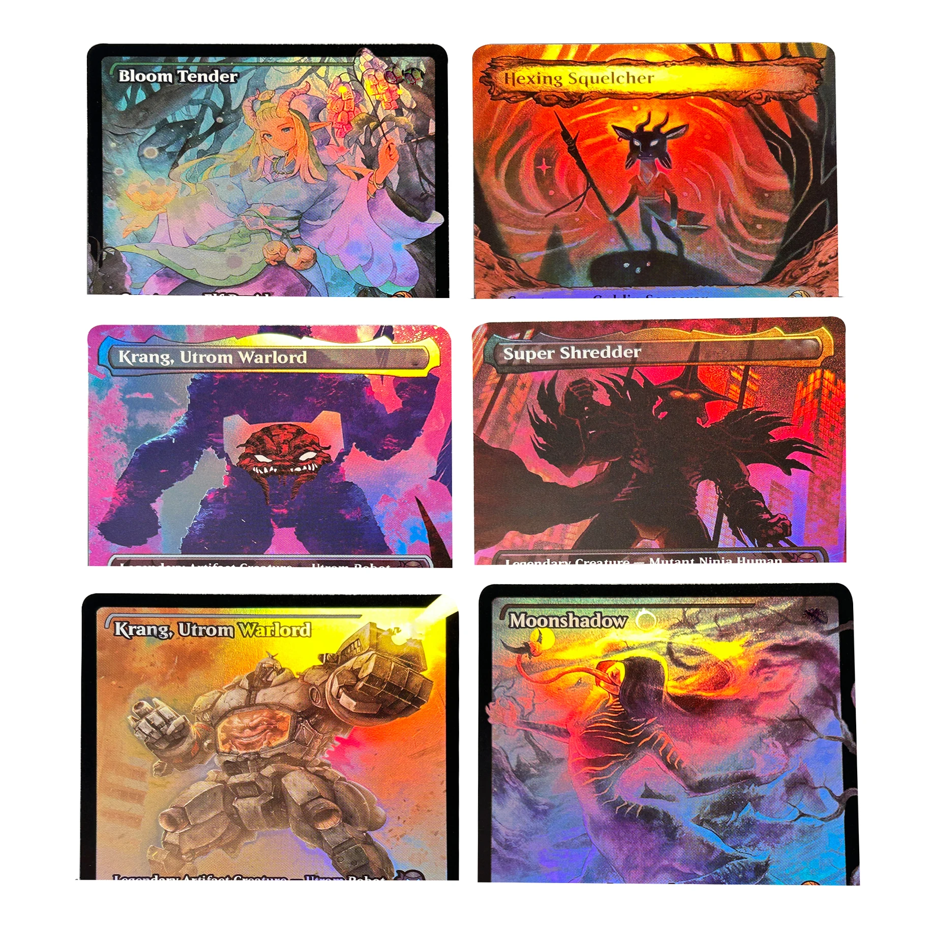 

Bloom Tender 390 Dark Ritual TMC Hexing Squelcher #317 Super Shredder Foil TCG Cards Quality Board Game