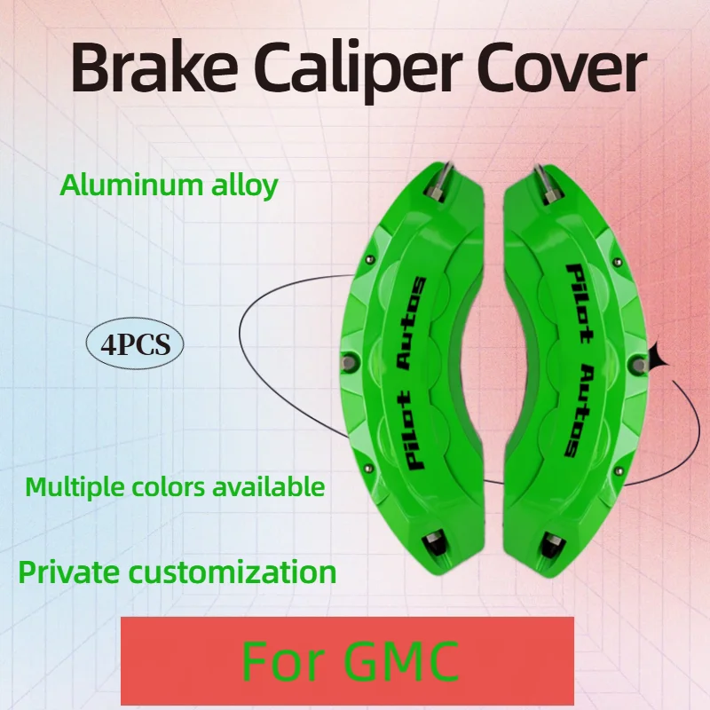 Cubiertas de Caliper de Freno de Aleación de Aluminio para GMC, Decoración para Ruedas Delanteras y Traseras, para GMC Canyon, Sierra, HUMMER Terrain, Acadia, Yukon, Savana