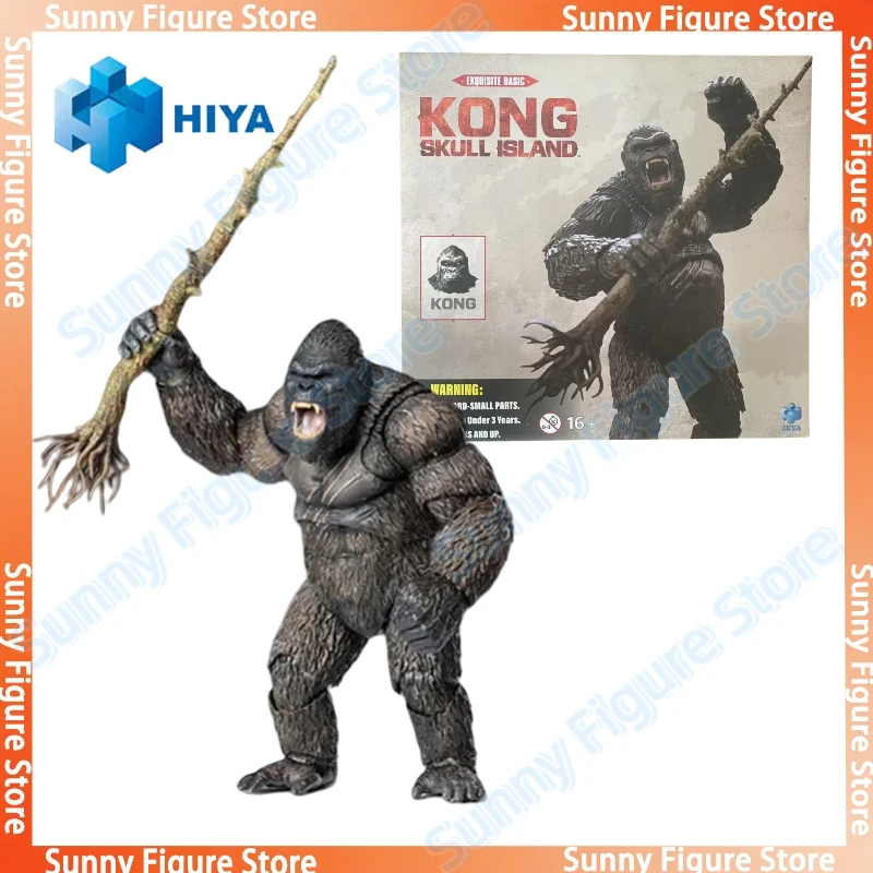 

В наличии Hiya Exquisite Basic Kong Skull Island Kong Godzilla Monster Аниме Фигурки Игрушки Модель ПВХ Подарочный коллекционер