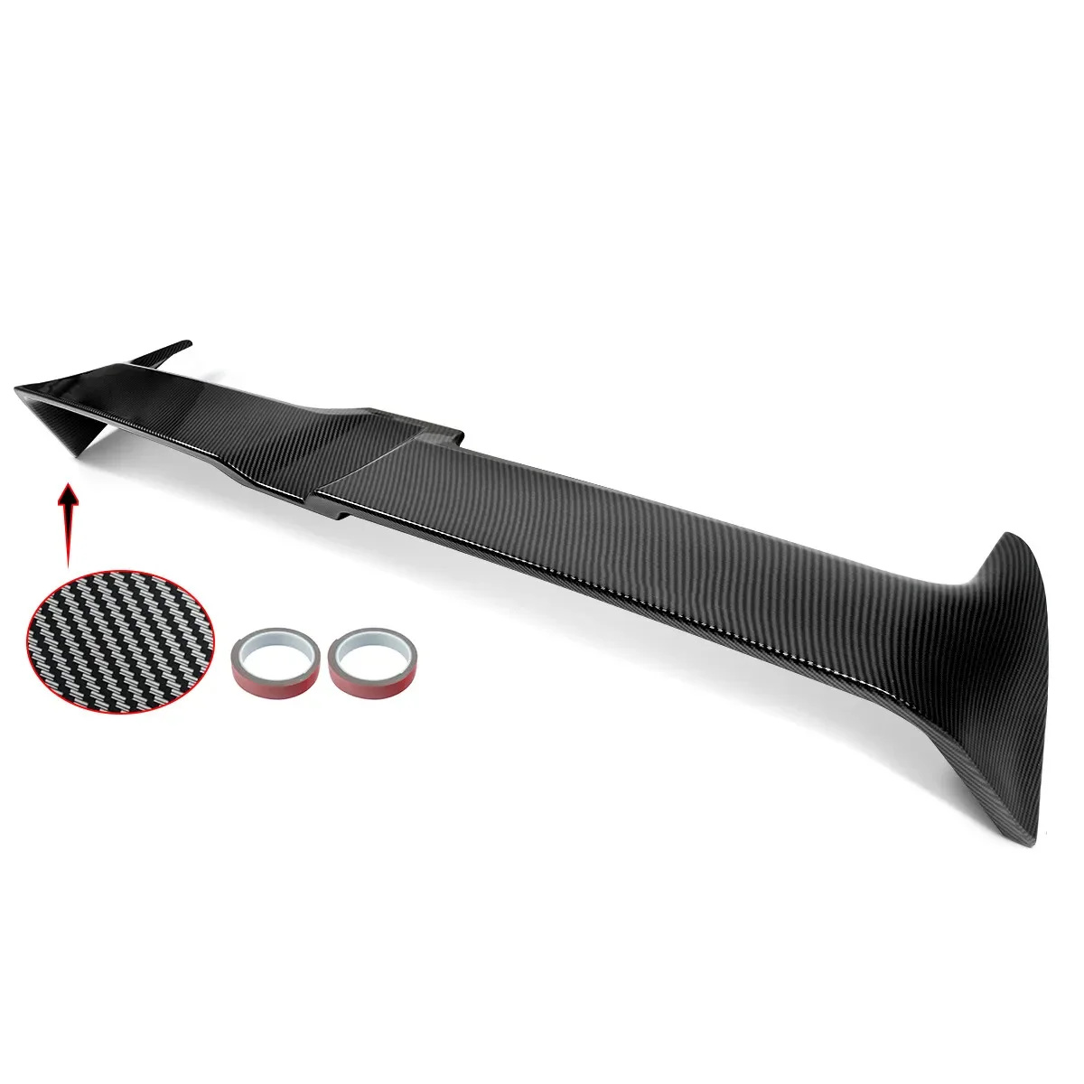 سقف السيارة الخلفي الشفاه الجناح لشركة فولكس فاجن بولو MK5 6R 6C البنزين يفقس OTG نمط الكربون نظرة السقف الخلفي التمهيد المفسد الشفاه 2009-2017 قطع غيار السيارات