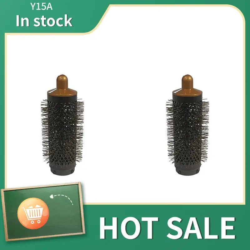 

Y15A 2X Cylinder Comb For Dyson Airwrap Styler Accessories, Curling Hair Tool,Gold & Gray