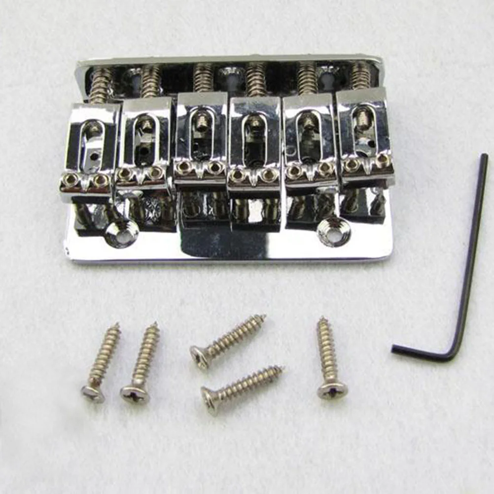 

Electric Plate 65mm Hardtail Saddle Accessories Durable Guitar Saddle Bridge Steel Replacement Part Guitar Parts