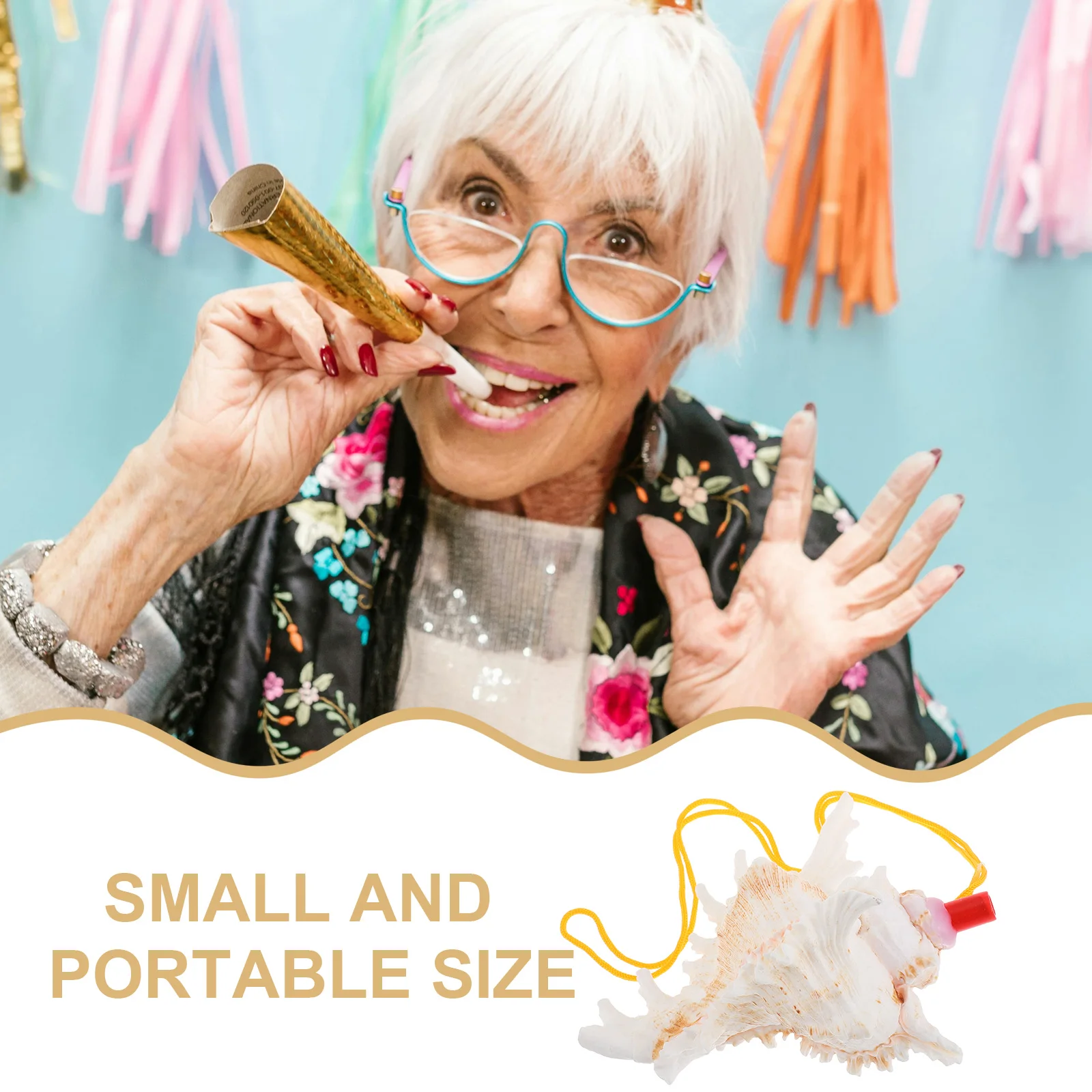 

Conch Shell Horn Whistle for Blowing Musical Instrument Beach Decoration Wedding Party Sea Shell Horn Blow Toy Conch Instrument