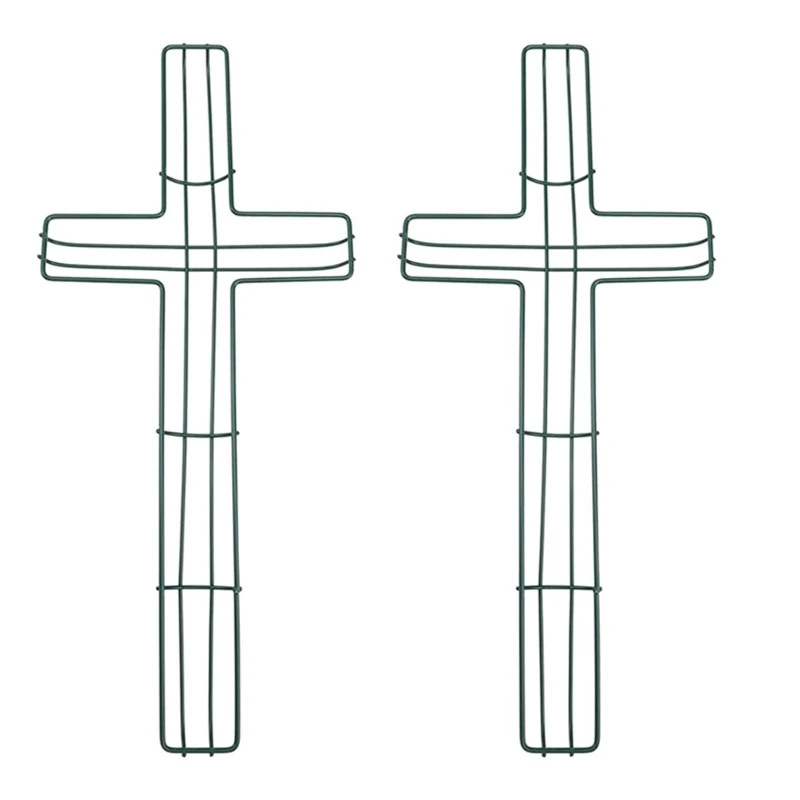 Croix conception CRES COMMESSEMENTS MÉTAL FIL BASE COURRICE POUR LES FORMES FOLLAGE CARAL CROST CROIT PORTE