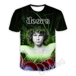 CAVVING 3D Printed   Jim Morrison  Casual T-shirts  Hip Hop T Shirts Harajuku Styles Tops Clothing for Men/women  T01