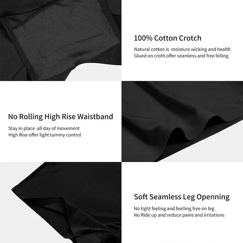 Safety Pants Seamless Women Boxer Briefs Boyshorts For Women Anti Chafing Shorts Women High Waisted Boy Shorts Panties Underwear