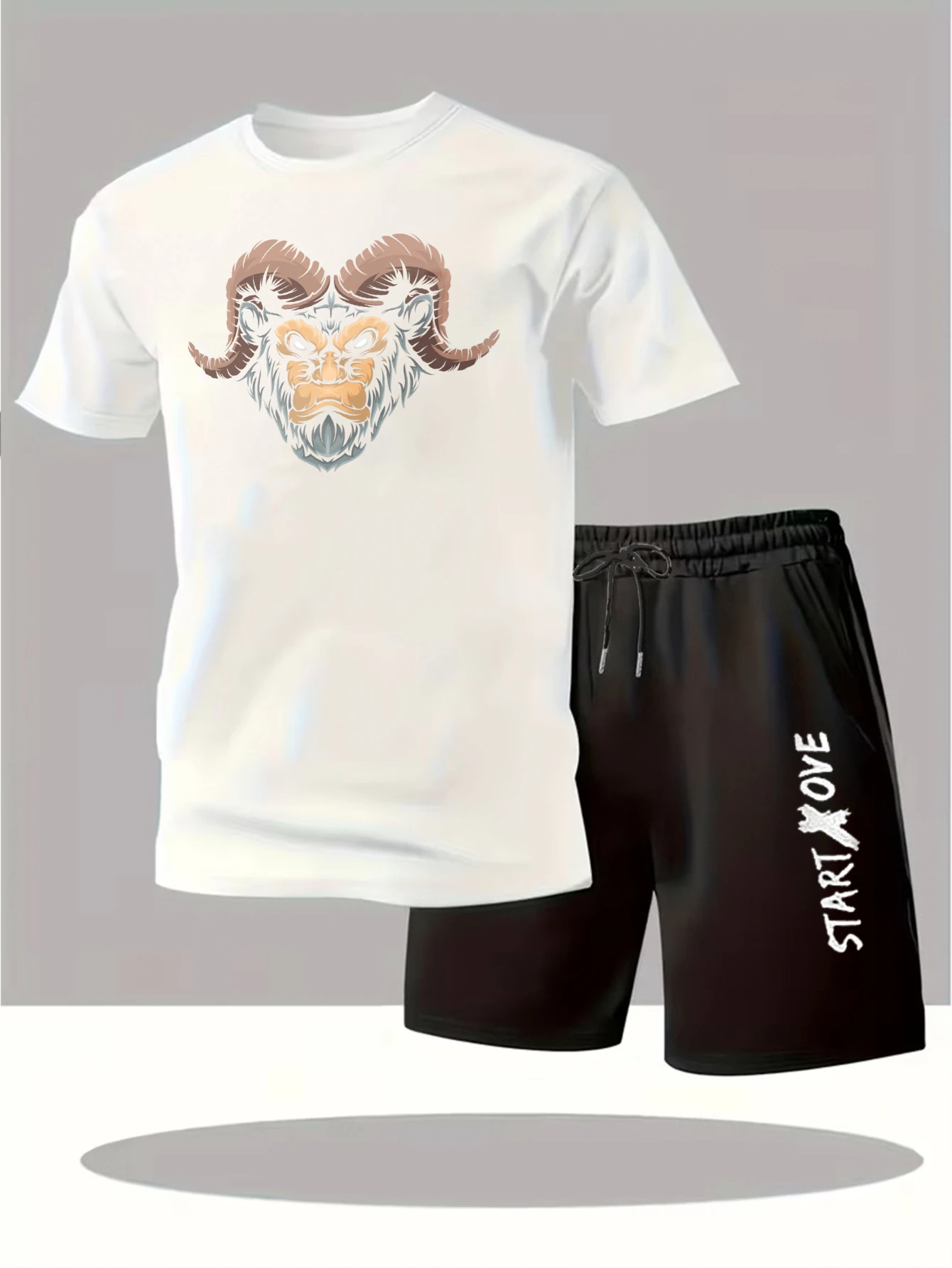 

Мужские комплекты 2025: Новые модные графические спортивные костюмы Y2K, комплекты с коротким рукавом для мужчин, костюм для мужчин, комплект одежды с принтом