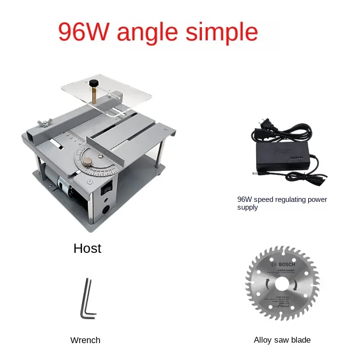 Small Multi-function Table Saw PCB Desktop Cutting Machine Diy Model Woodworking Household Mini Electric Saw