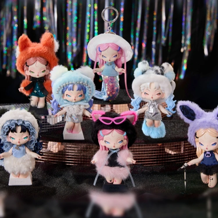 

Оригинальная Dodonami Midnight Disco слепая коробка игрушки милая фигурка кулон Kawaii Panda Lady Star Fox кукла модель подарок на день рождения для девочки