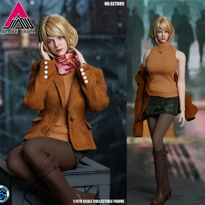 1/6 SUPER DUCK SET089 Ashley Head Carved Clothing Set Fit 12'' TBLeague S09C Female Action Figure Body