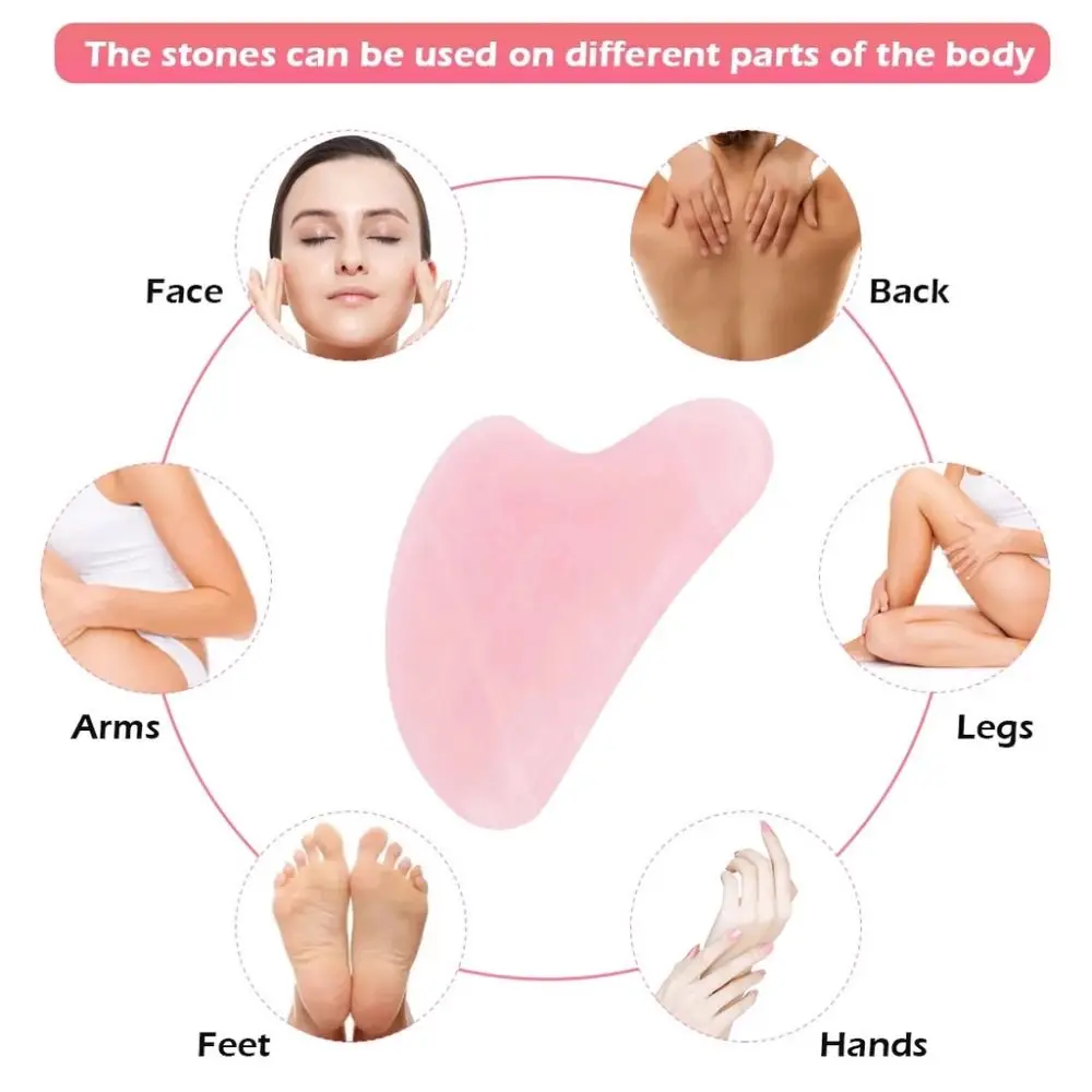 لوحة تدليك Gua Sha من الراتنج ، كشط الجلد ، لوحة الوجه ، سبا العين ، مدلك ، أدوات كاشطات ، أدوات الرقبة والظهر والجسم والساقين