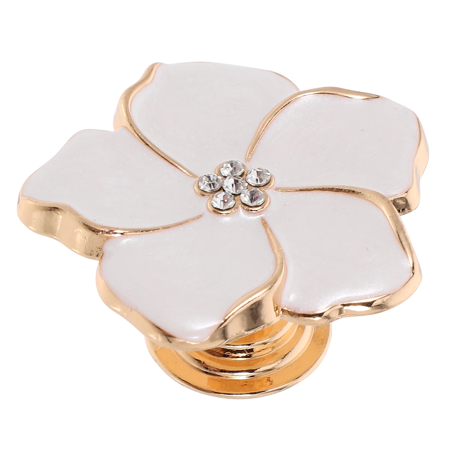 

Alloy Drawer Pull Handle Zinc Cabinet Knob Green Flower Shape Home Decor Furniture Hardware Wardrobe Door Kitchen Cupboard