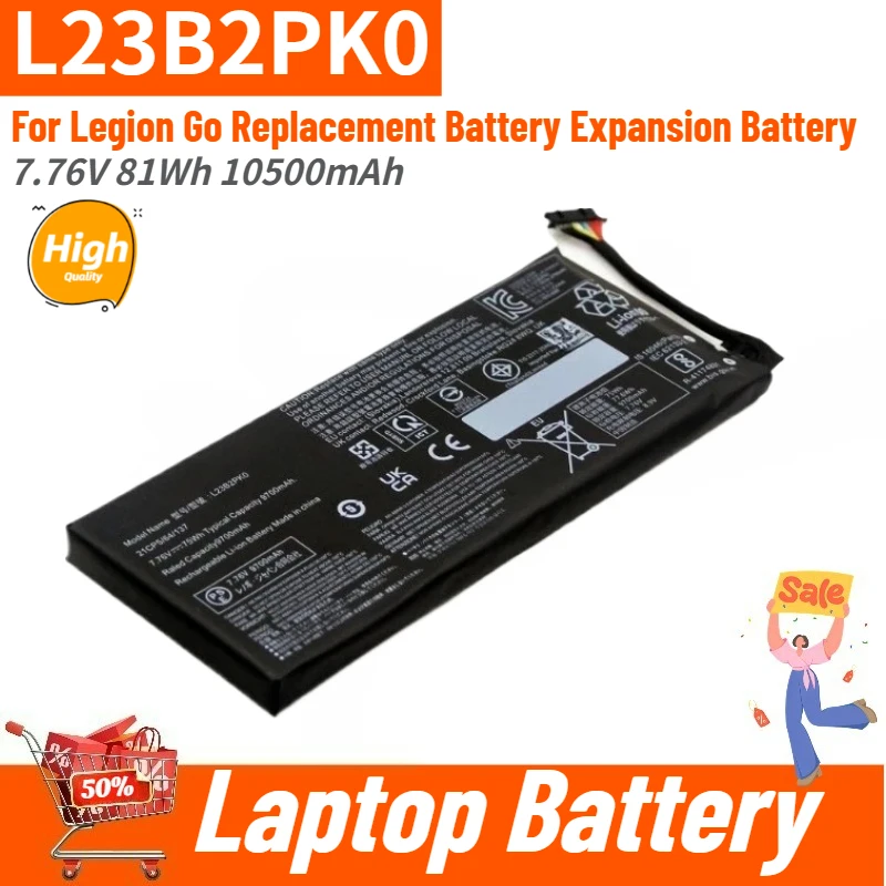 

L23B2PK0 7,76 В 81 Втч 10500 мАч аккумулятор для Legion go сменный аккумулятор расширения, совершенно новый, высокое качество