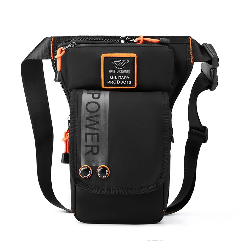 

Мужская поясная сумка с заниженной ногой, сумка на пояс для мотоциклиста, водонепроницаемая оксфордская мужская поясная сумка через плечо
