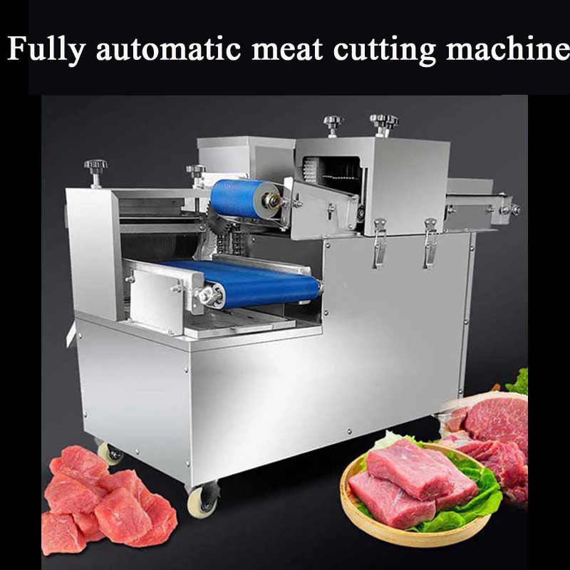 

Fresh Meat Slicer Automatic Beef Pork Chicken Breast Dicing Commercial Meat Cutting Machine Multilayer Beefsteak Maker
