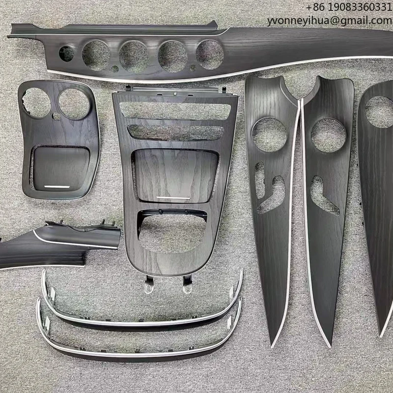 

OEM Armrest Box For Mercedes-Benz W213 E Class Sedan & Wagon Ash Black Wood Interior Trim Kit For E260 E300 W238