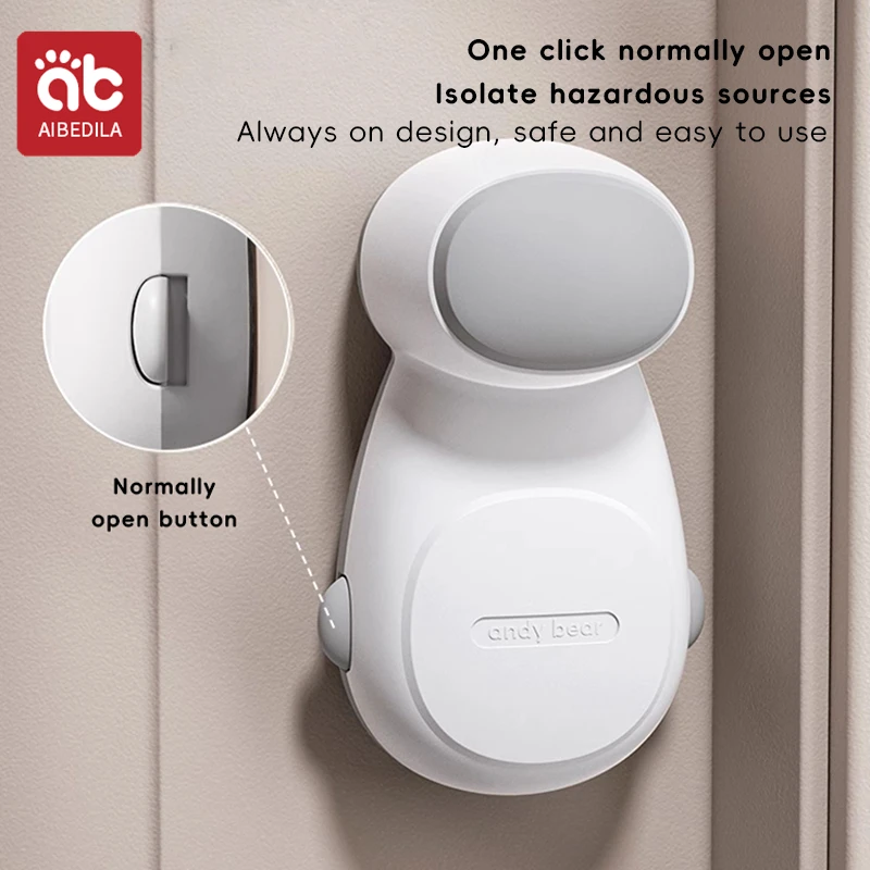  AIBEDILA Baby Anti-Pinch Hand Door Stopper Child Safety Door Stop to Prevent Automatic Closing, Home Safety Protector for Kids