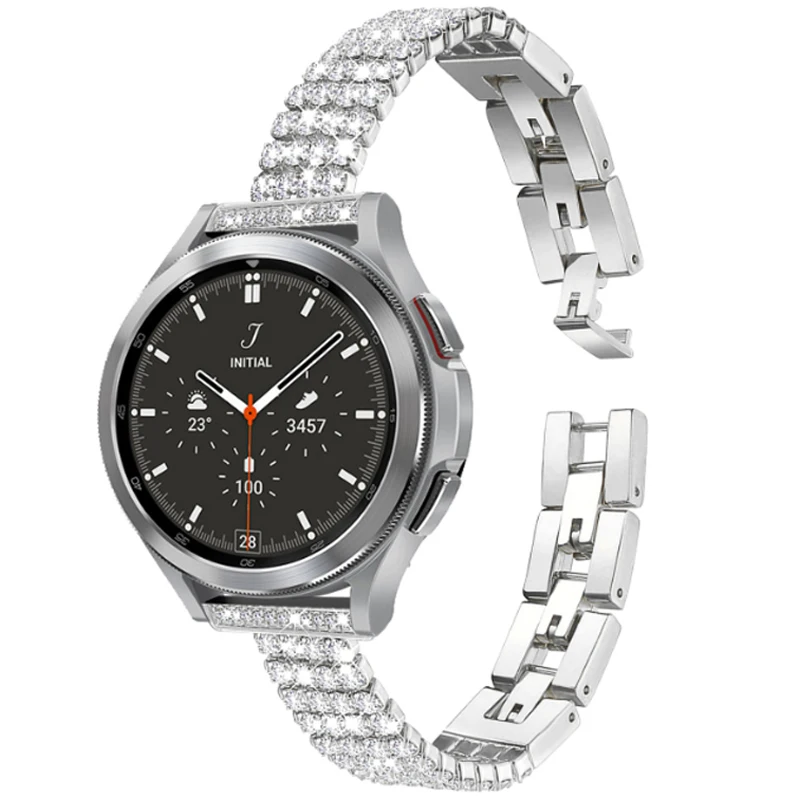 

Ремешок для Samsung Galaxy Watch 6 5 4 40 мм 44 мм Pro 45 мм, металлический браслет 46 мм 42 мм Gear s3 active 2 для Huawei GT, 22 мм 20 мм