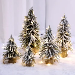 Christmas Snow Artificial White PE Tree Decoration Decor Home Party New Year Scene Shooting Ice Sculpture Museum Decoration Tree