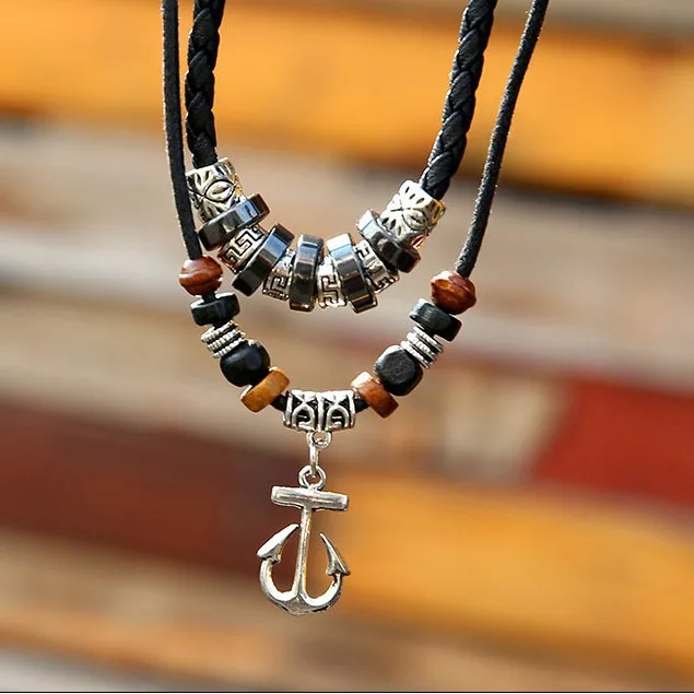 Exquisite jewelry necklace for men's students retro trendy pendant clavicle chain Japanese and Korean version first choice