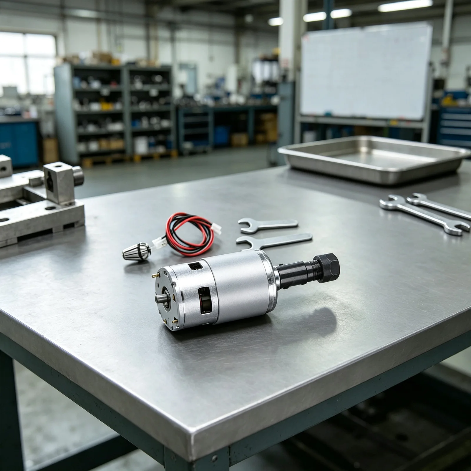 775 Spindle Motor for CNC For 3018 Machine DC12V to 24V 20000 RPM with ER11 Collet Chuck 5mm Shaft and Mounting Hardware