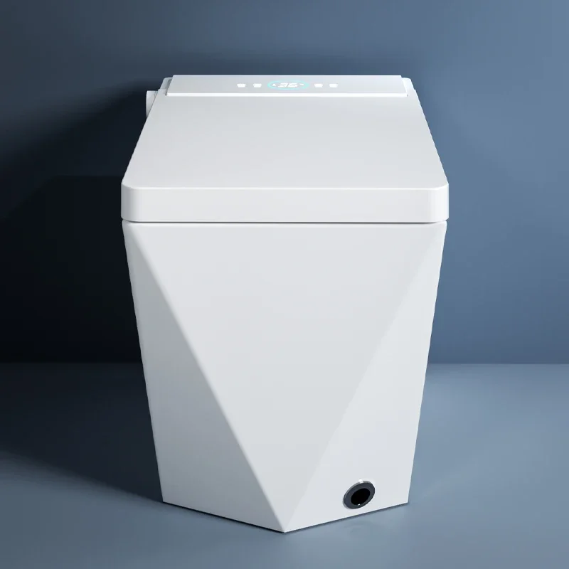 

Germany's new small apartment square black diamond smart toilet with water tank fully automatic integrated small short and