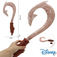 New Disney Cartoon Anime Moana Fish Hook Knife Mao Yi Weapon With Light Children'S Role Playing Prop Birthday Christmas Gifts