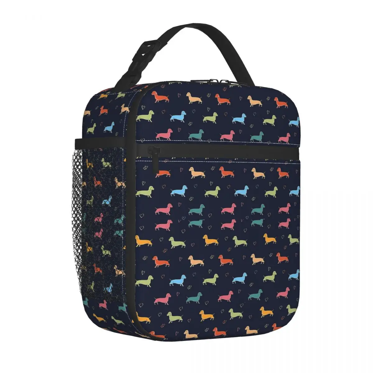 Sausage Dog Insulated Lunch Bags Thermal Bag Lunch Container Dachshund Wiener Doxie Leakproof Tote Lunch Box Women Beach Picnic