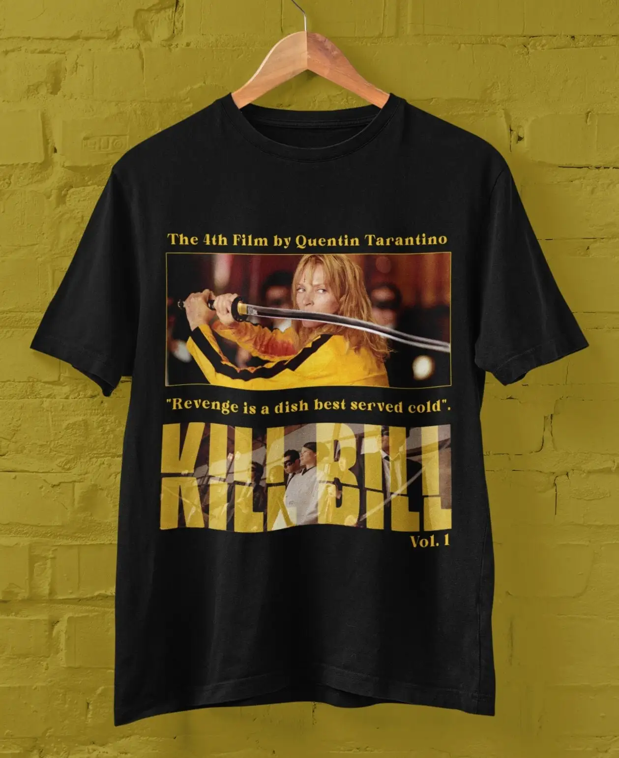 KILL BILL Movie T Shirt for Quentin Tarantino Fans Cult Classic Japanese Action Vintage Retro