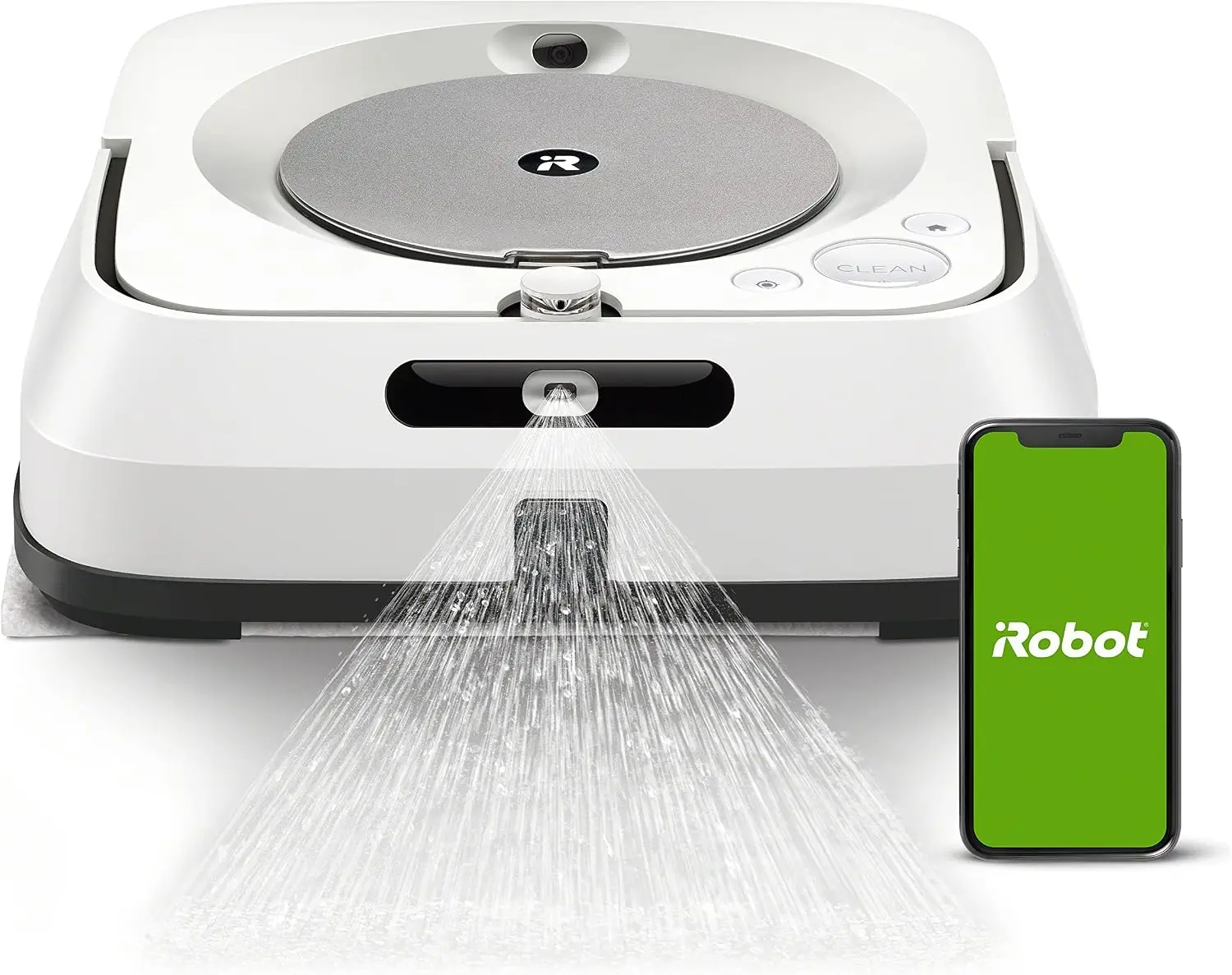 Braava Jet M6 (6110) Ultimate Robot Mop- Wi-Fi Connected, Precision Jet Spray, Smart Mapping, Works with Alexa, Ideal for Multip