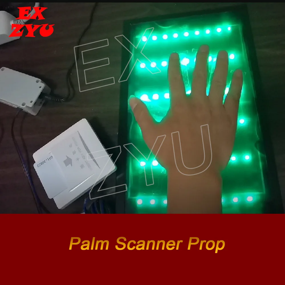 Palm Scanner Prop Touch the Screen to Make the Prop Scan the Palm for Certain Time to Unlock Escape Room EX ZYU