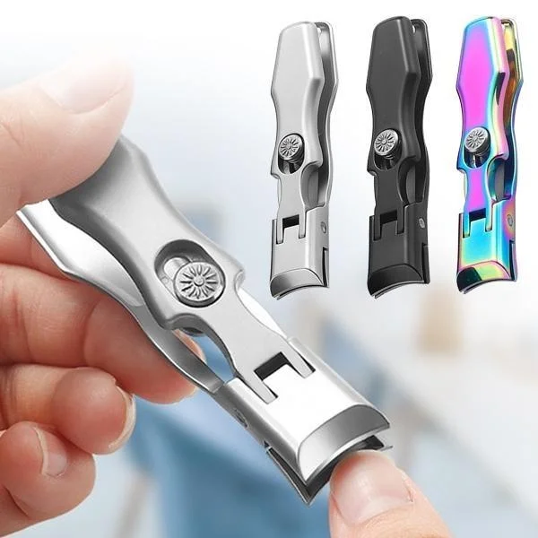 Stainless Steel Nail Clipper Splash-Proof Large Opening Nail Clipper Portable Dead Skin Removalnail Clipper Cuticle Trimmer