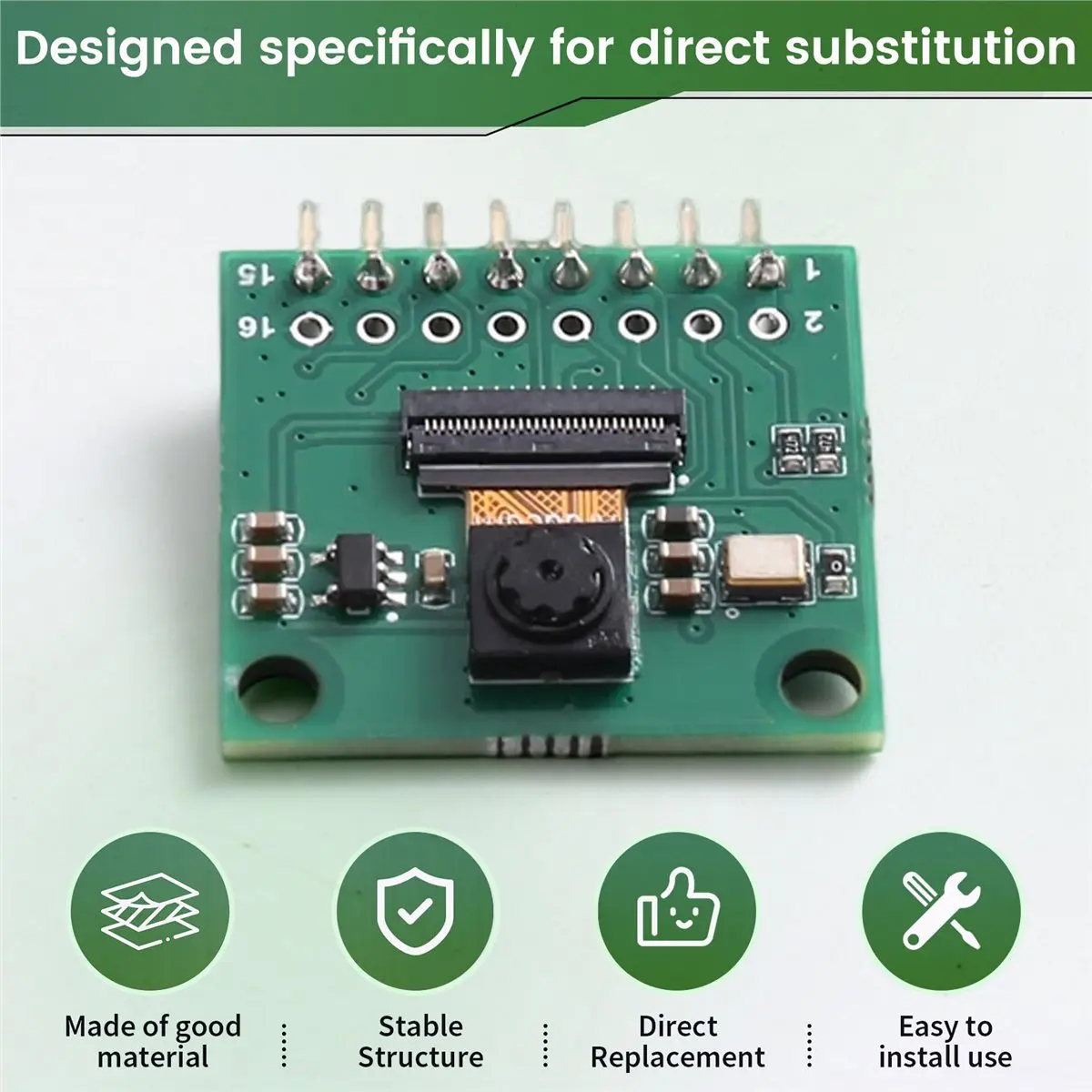 for Camera, HM01B0 Monochrome QVGA Camera B0315 Module