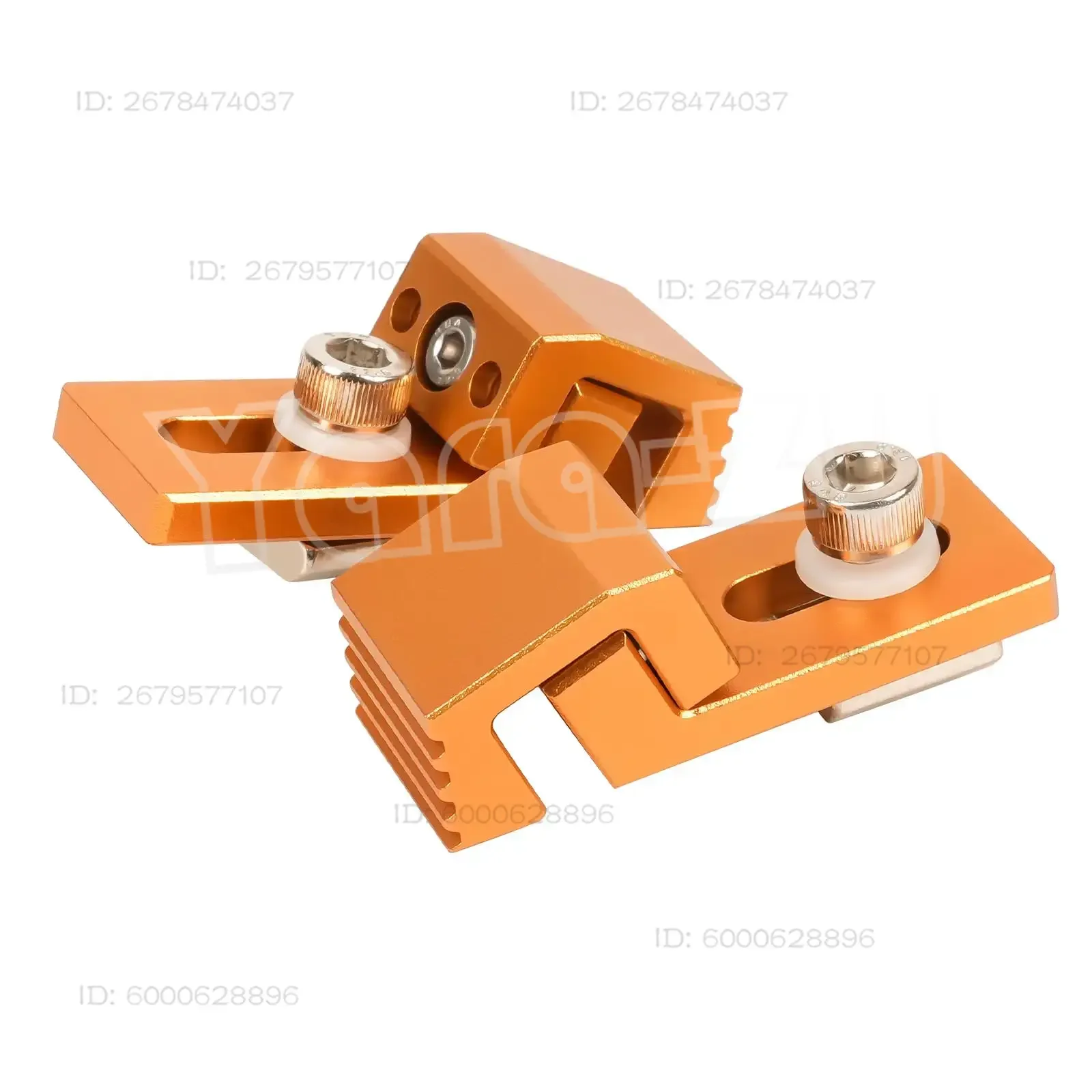 CNC Side Fixed T-Track & Perforated Worktables Low Profile Side Clamps for CNC 3018 Router Aluminum Tiger Claw