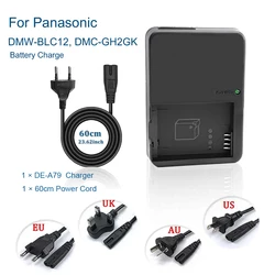 DE-A79 DEA79 Charger For Panasonic DMW-BLC12,DMW-BLC12E,DMC-BLC12PP Battery, LUMIX DMC-FZ1000,FZ300,G5,G6,G7,GX8,G85,GH2 Camear