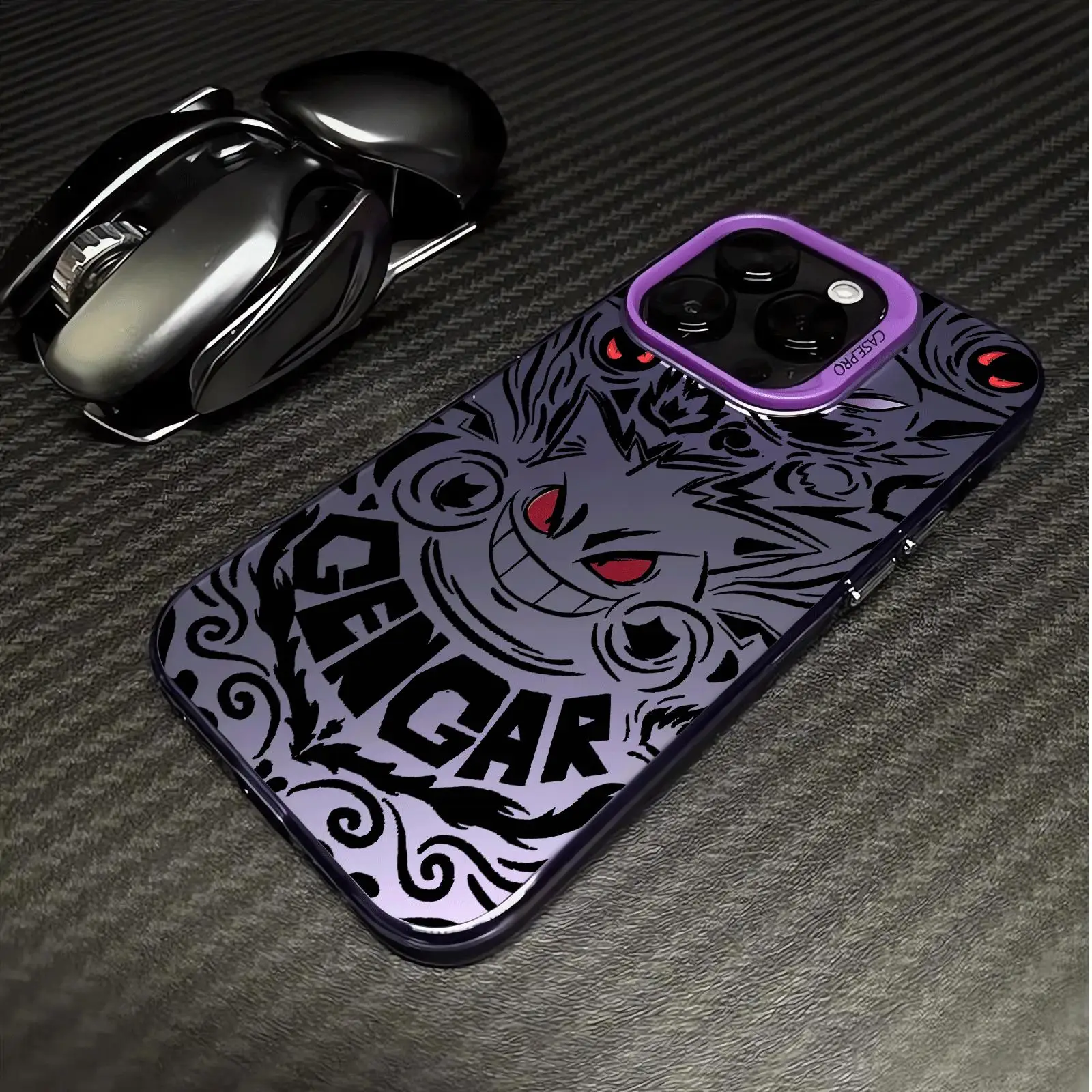 Funda de Anime Pokémon Gengar para Xiaomi Redmi A1, 13C, 9C, 9T, Note 7, 8, 9S, 10, 11, 12, 13 Pro, K60 Ultra, 4G, 5G, cubierta trasera mate a