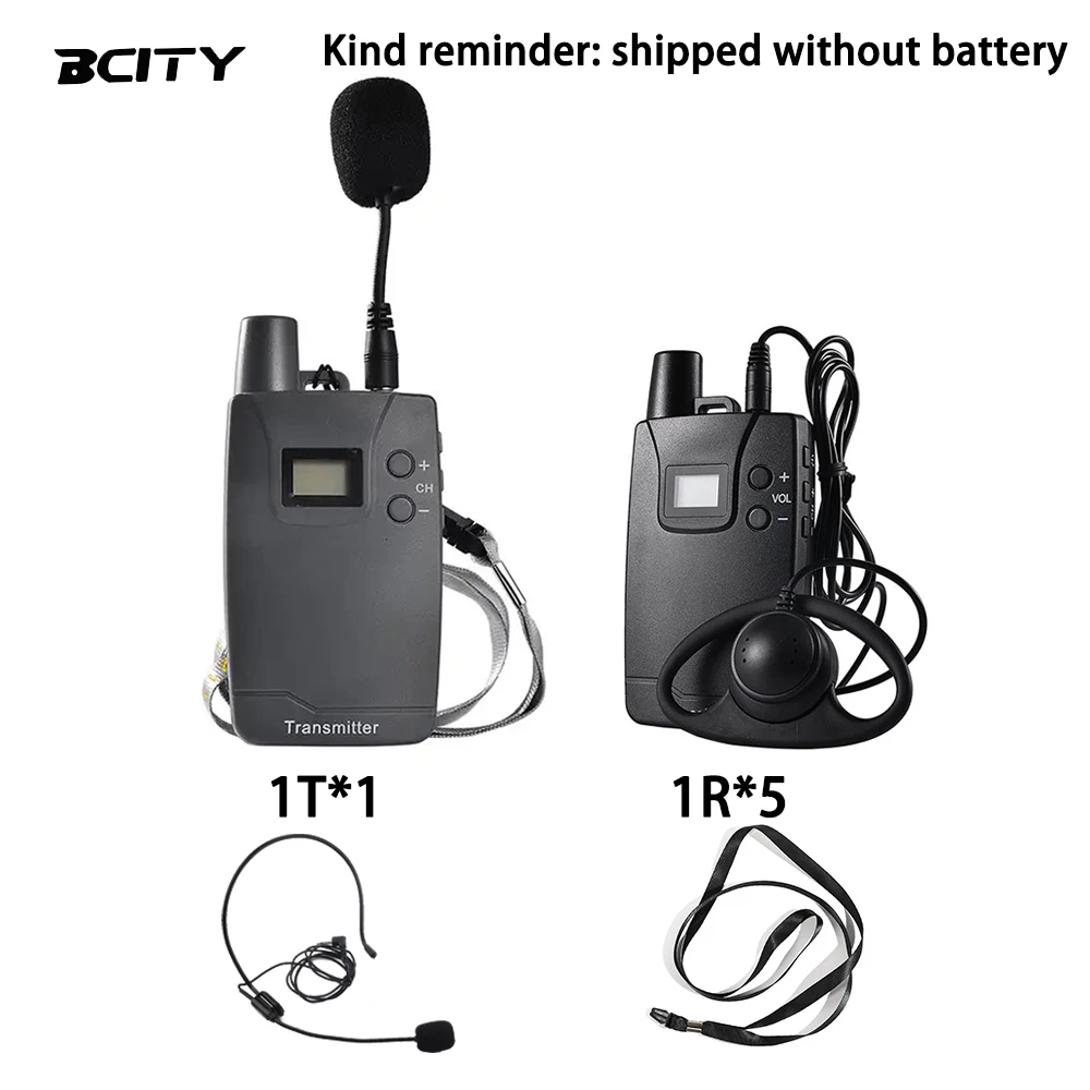 AA Battery 916R Tour Guide System Replaceable AA Battery Design, Unlimited Runtime, Ideal for Tours, Classes, Conferences