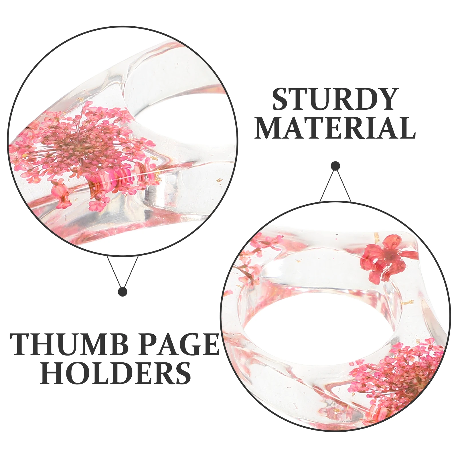 

Thumb Plastic Page Holder For Reading Lightweight Portable Finger Support Book Page Spreader Convenient Holder For Book