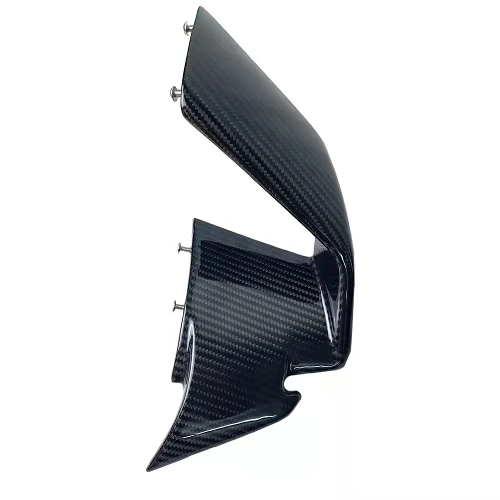 ملحقات الدراجة النارية مناسبة S1000RR ألياف الكربون مزدوجة R ألياف الكربون جناح ثابت بالجملة 2019+ #3