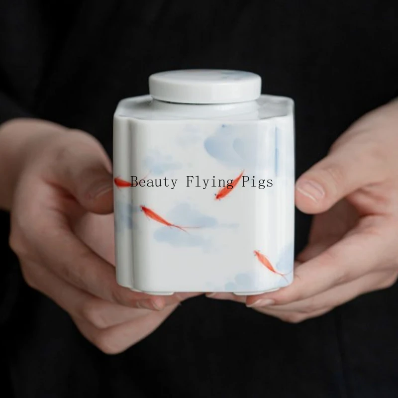 

Керамическая канистра, мини-урна для кремации, герметичный горшок, мемориальный контейнер, урна для домашних животных, похоронная шкатулка на память, собака, кошка, птица, колумбаум