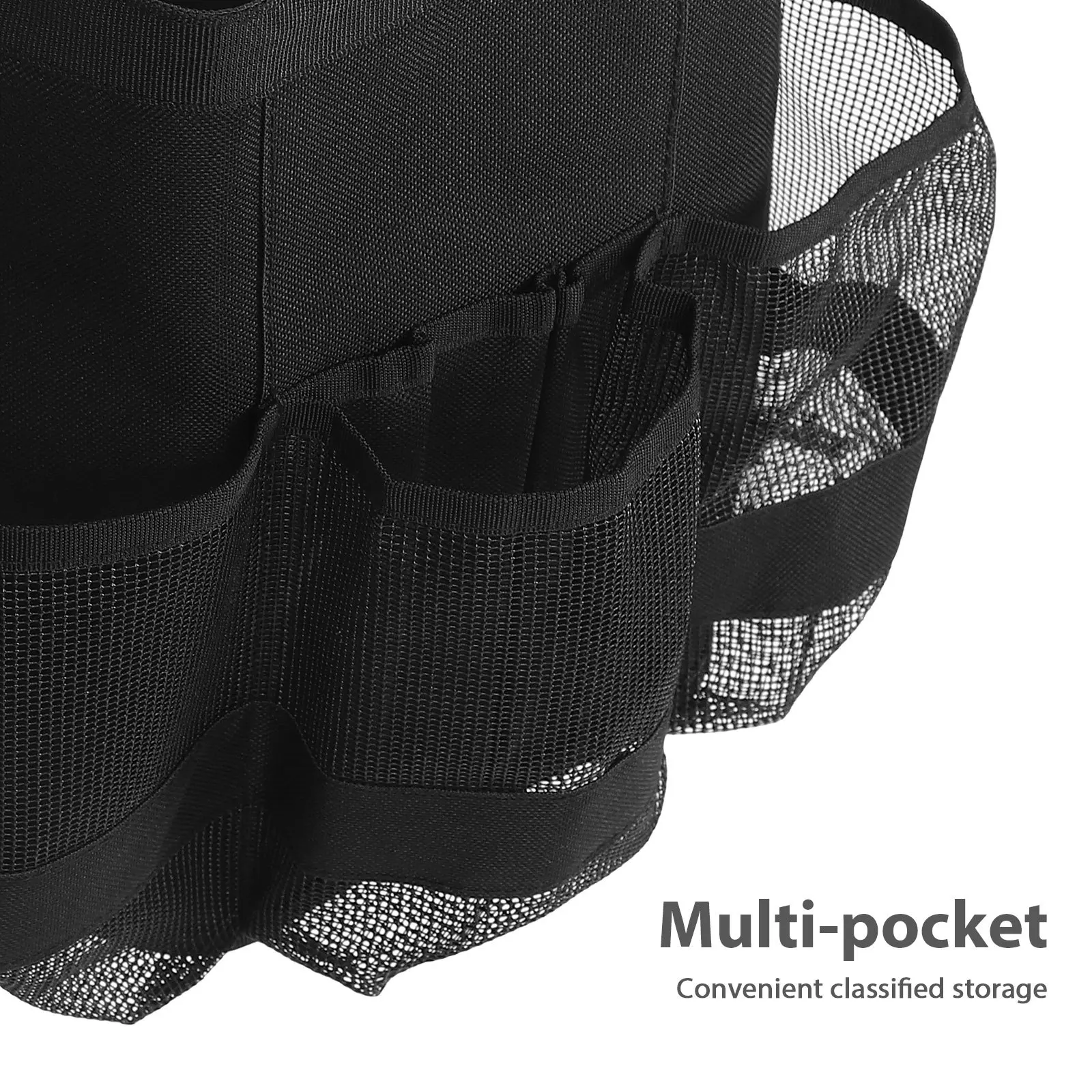 حقيبة أدوات تنظيم دلو سعة 5 جالون، تخزين متعدد الجيوب لغسيل السيارات، منظم دلو الصيد