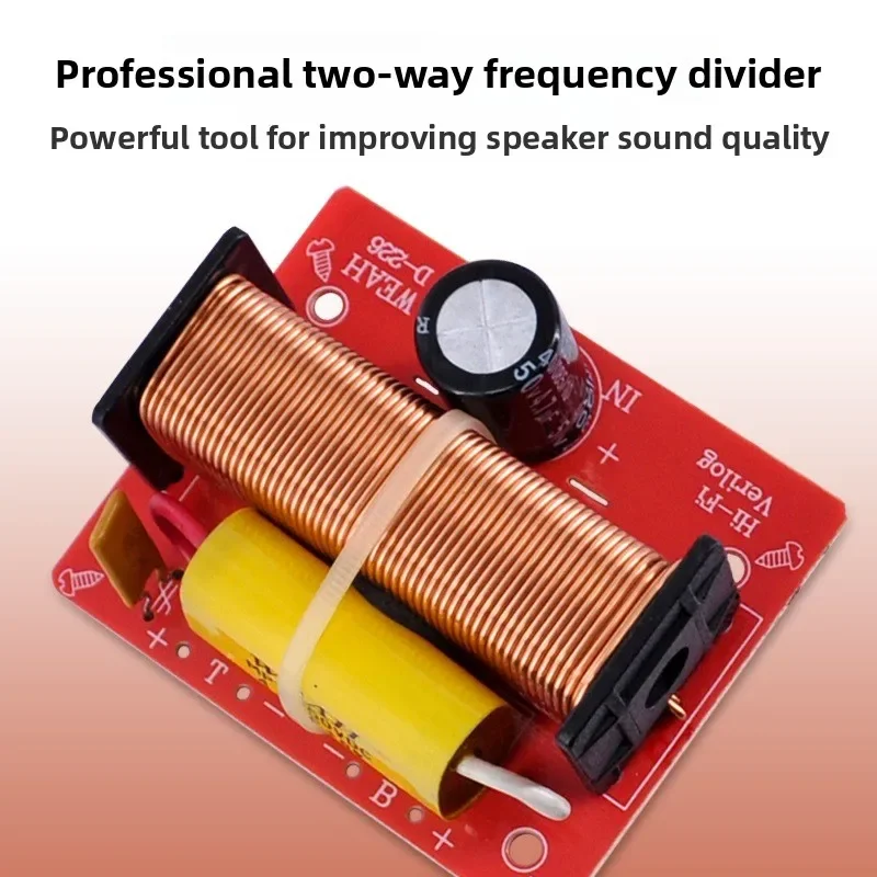 MW Audio 10 Stück 100W 2-Wege-HiFi-Lautsprecher-Frequenzweiche, Hoch-/Tiefpass-Teiler für Lautsprecher-Upgrade – Detail 1