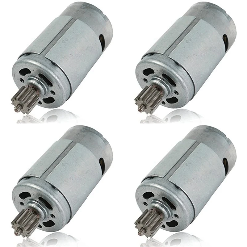 4X Universal 390 18000RPM Electric Motor RS390 6V Motor Drive Engine Accessory For Kids Ride Toys Replacement Parts